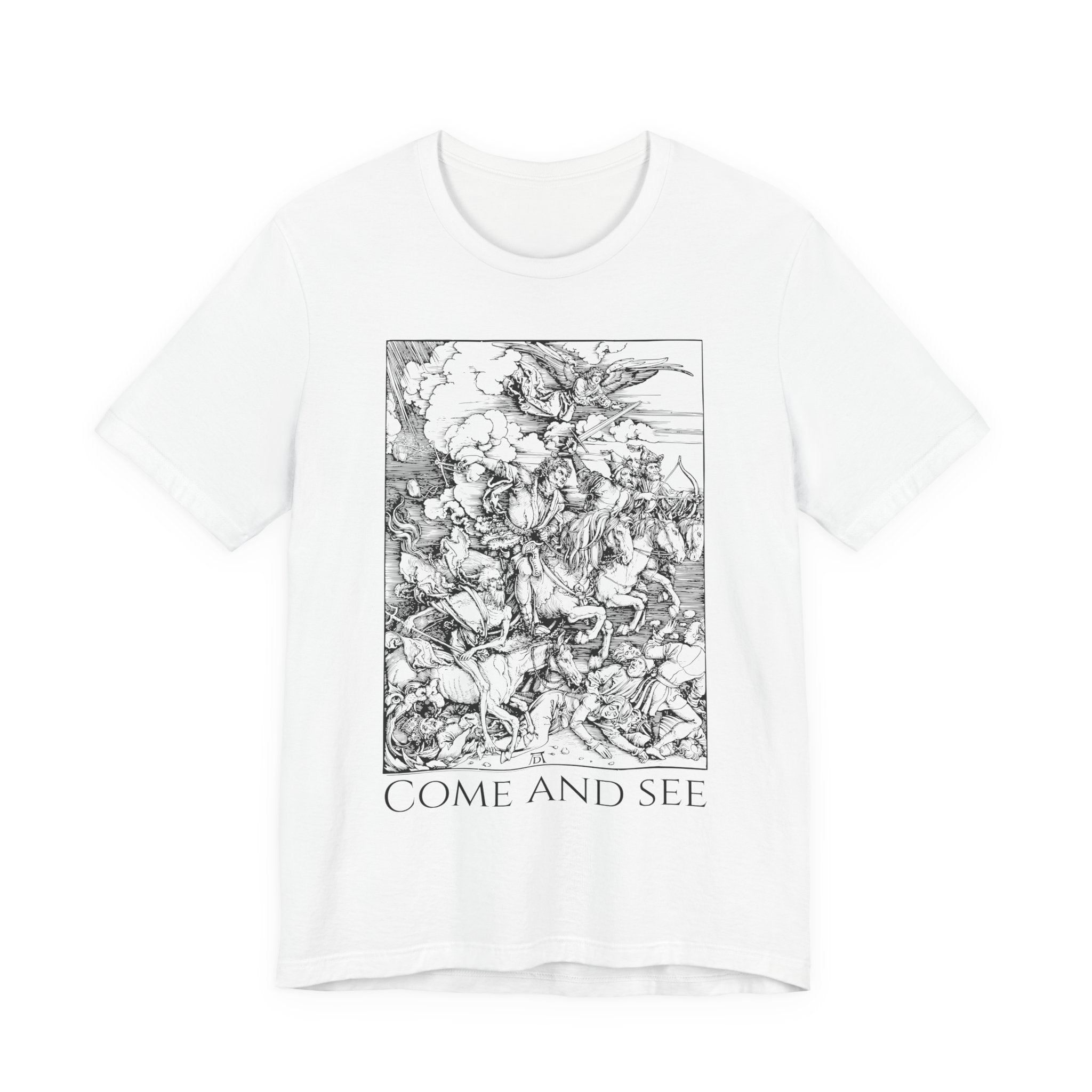 Come And See T-Shirt — Vintage Engraving Graphic Tee