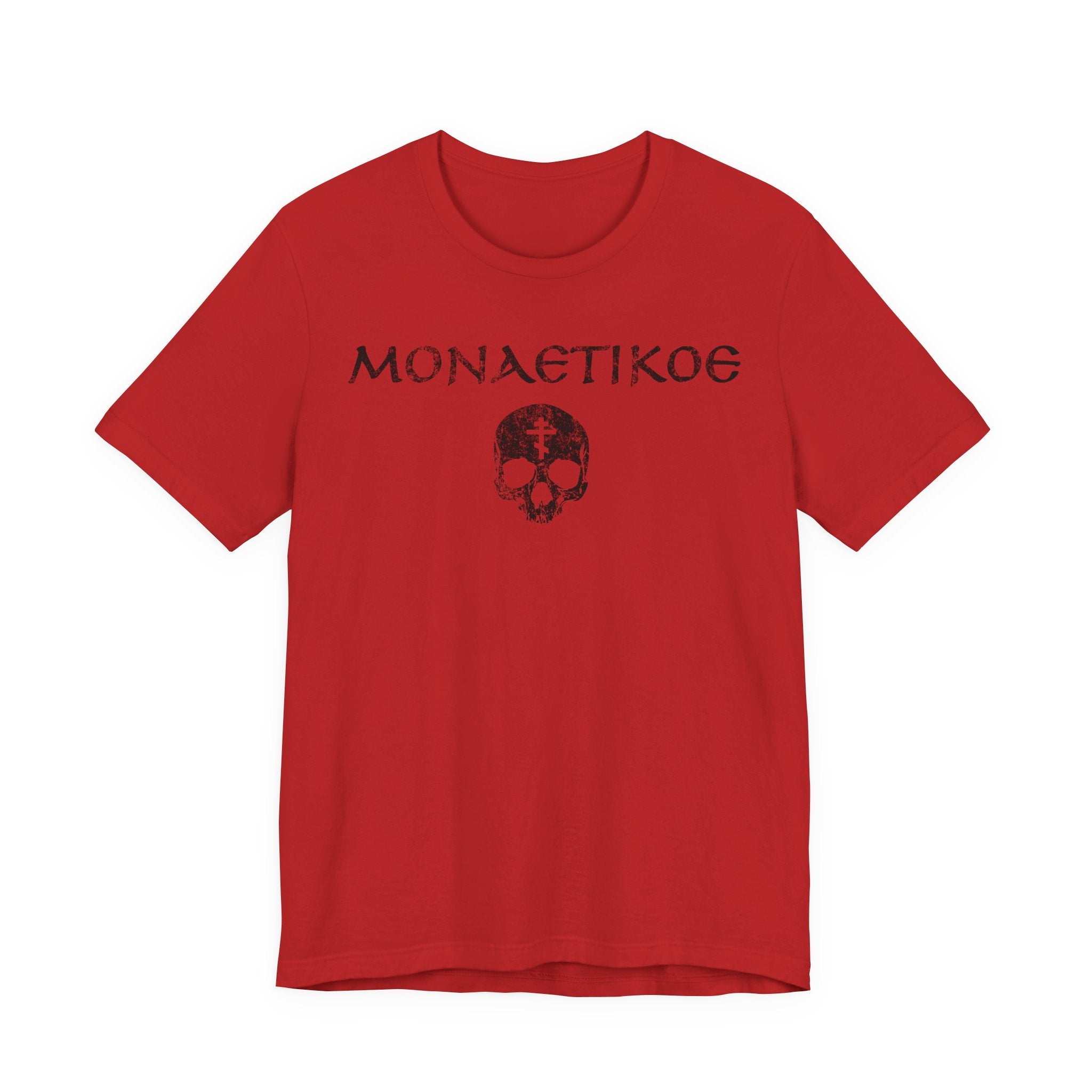 MONASTIKOS Greek Orthodox T-shirt – ΜΟΝΑΣΤΙΚΟΣ Death to the World Shirt