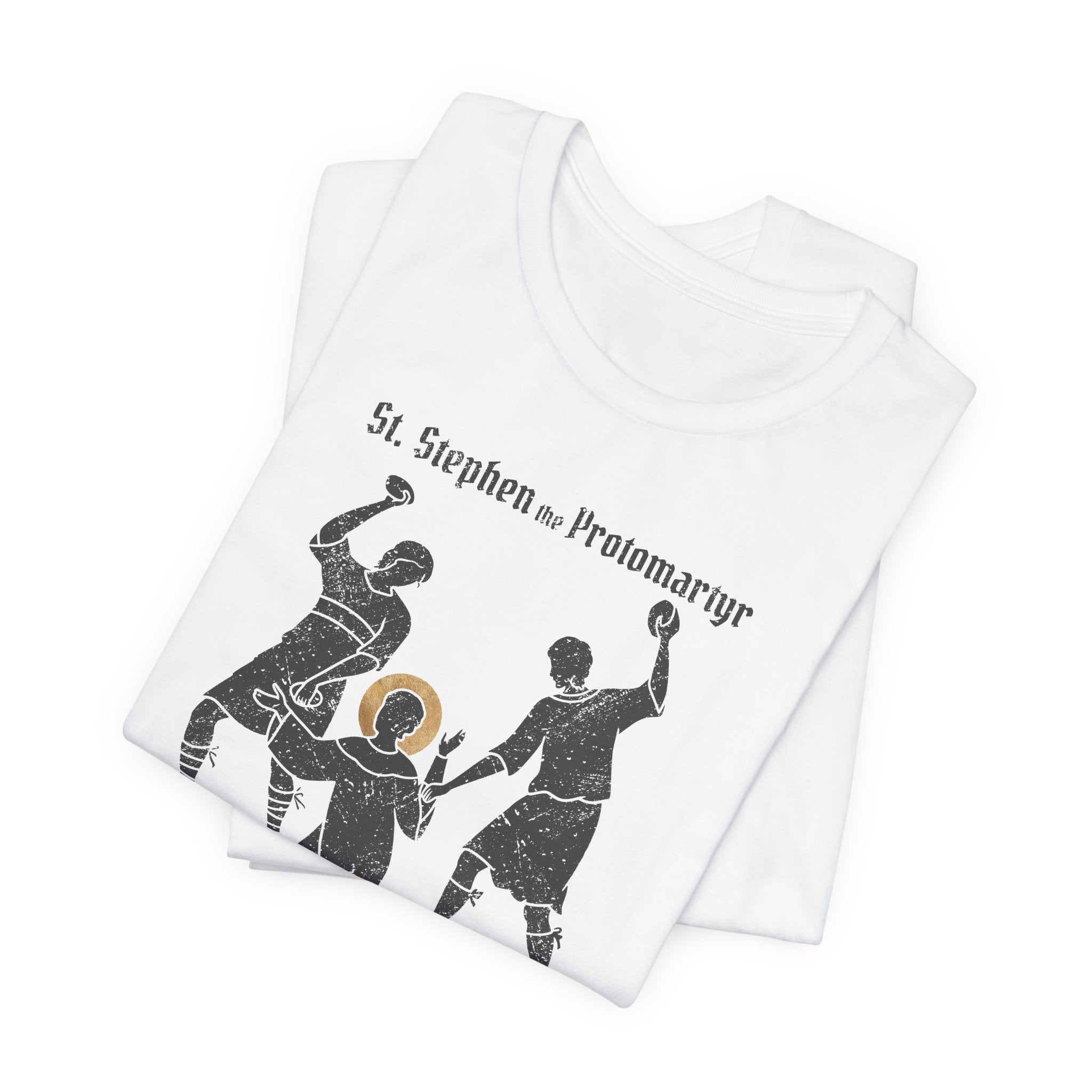St. Stephen Protomartyr Speak the Truth Tee | Christian Saint Graphic T-Shirt