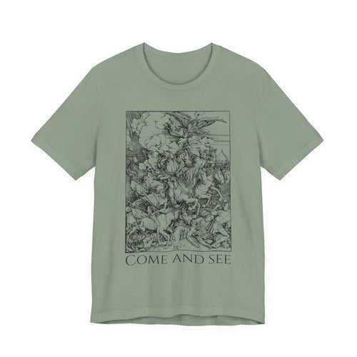 Come And See T-Shirt — Vintage Engraving Graphic Tee