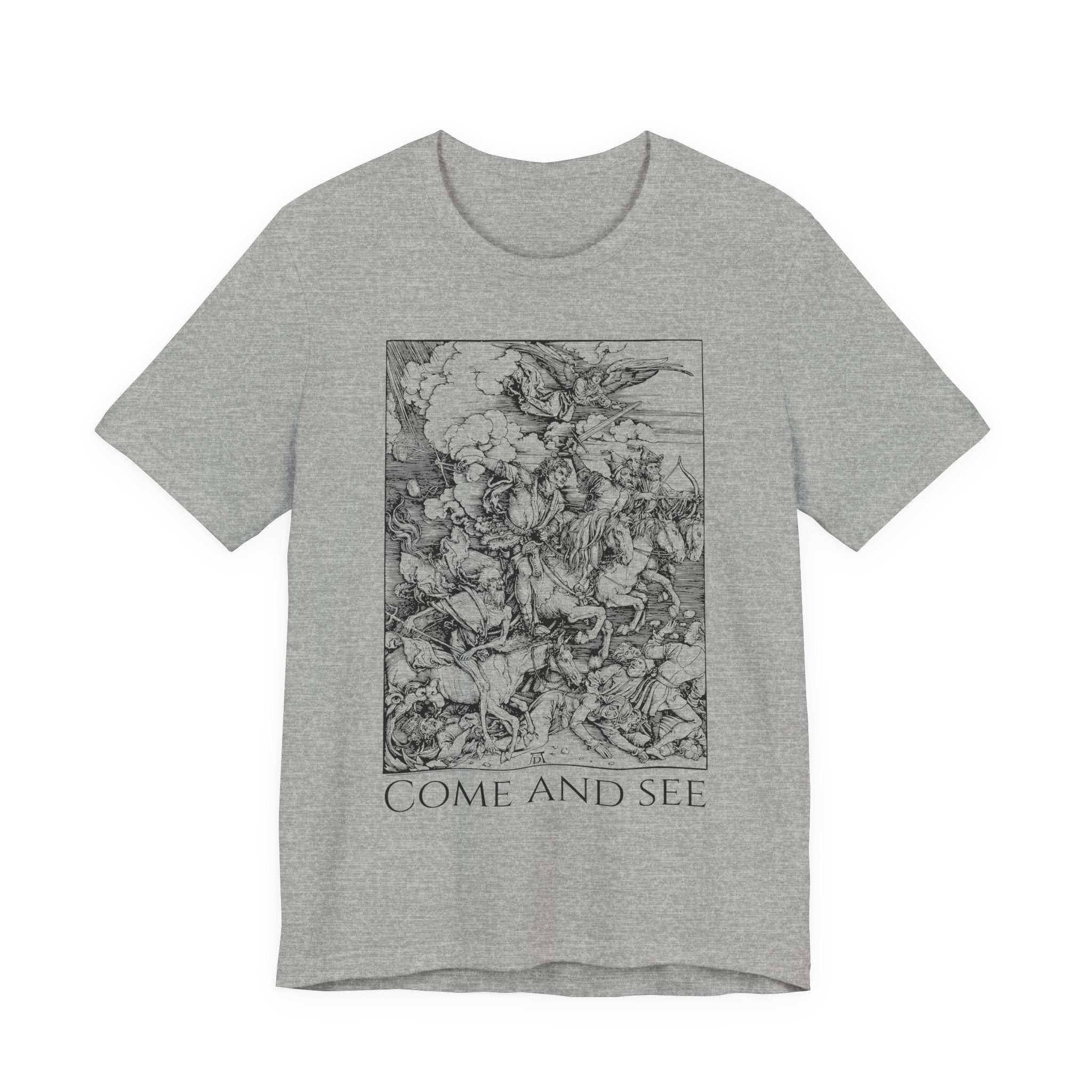 Come And See T-Shirt — Vintage Engraving Graphic Tee