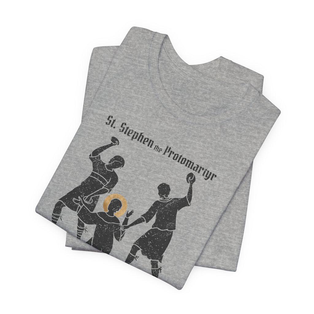 St. Stephen Protomartyr Speak the Truth Tee | Christian Saint Graphic T-Shirt