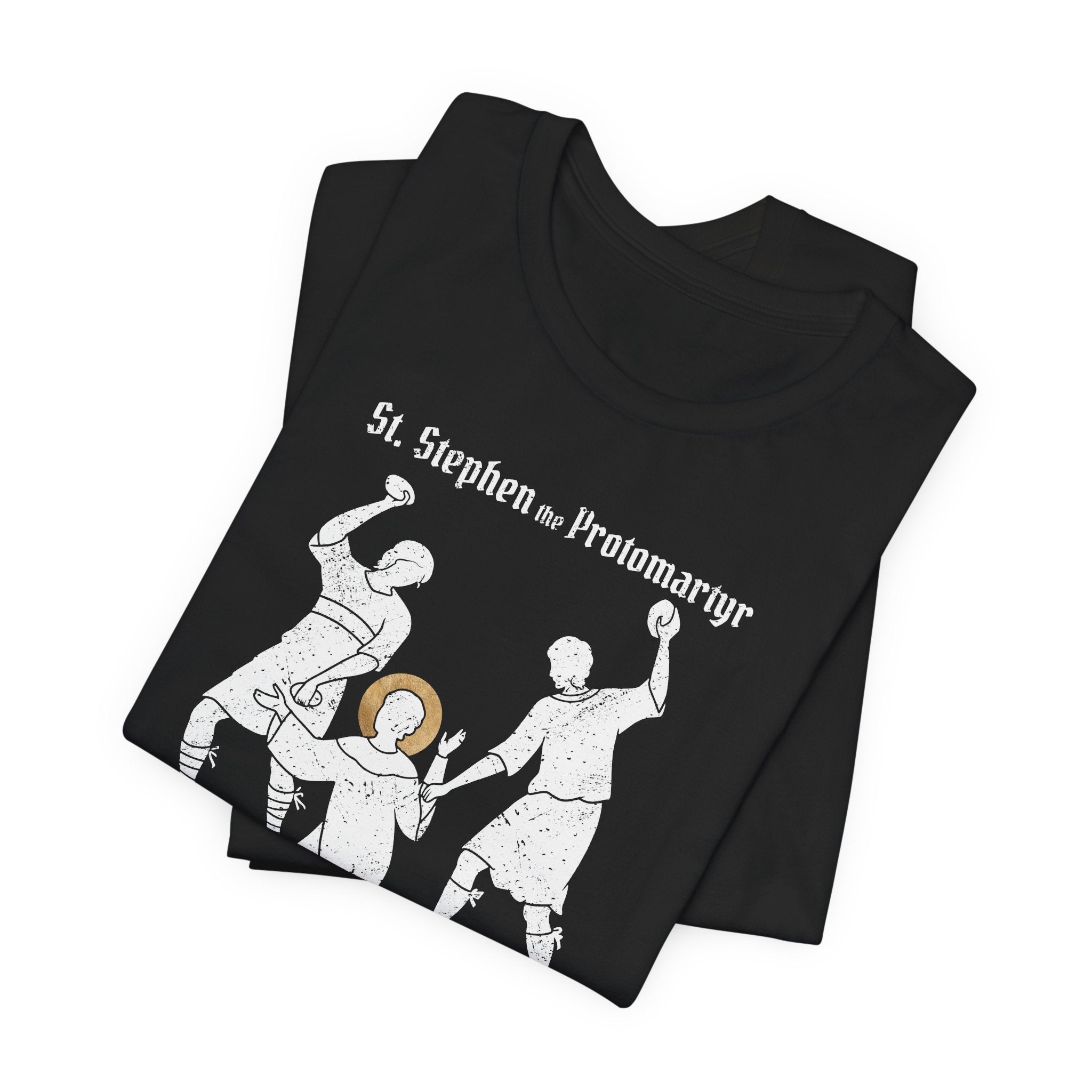 St. Stephen Protomartyr Speak the Truth Tee | Christian Saint Graphic T-Shirt