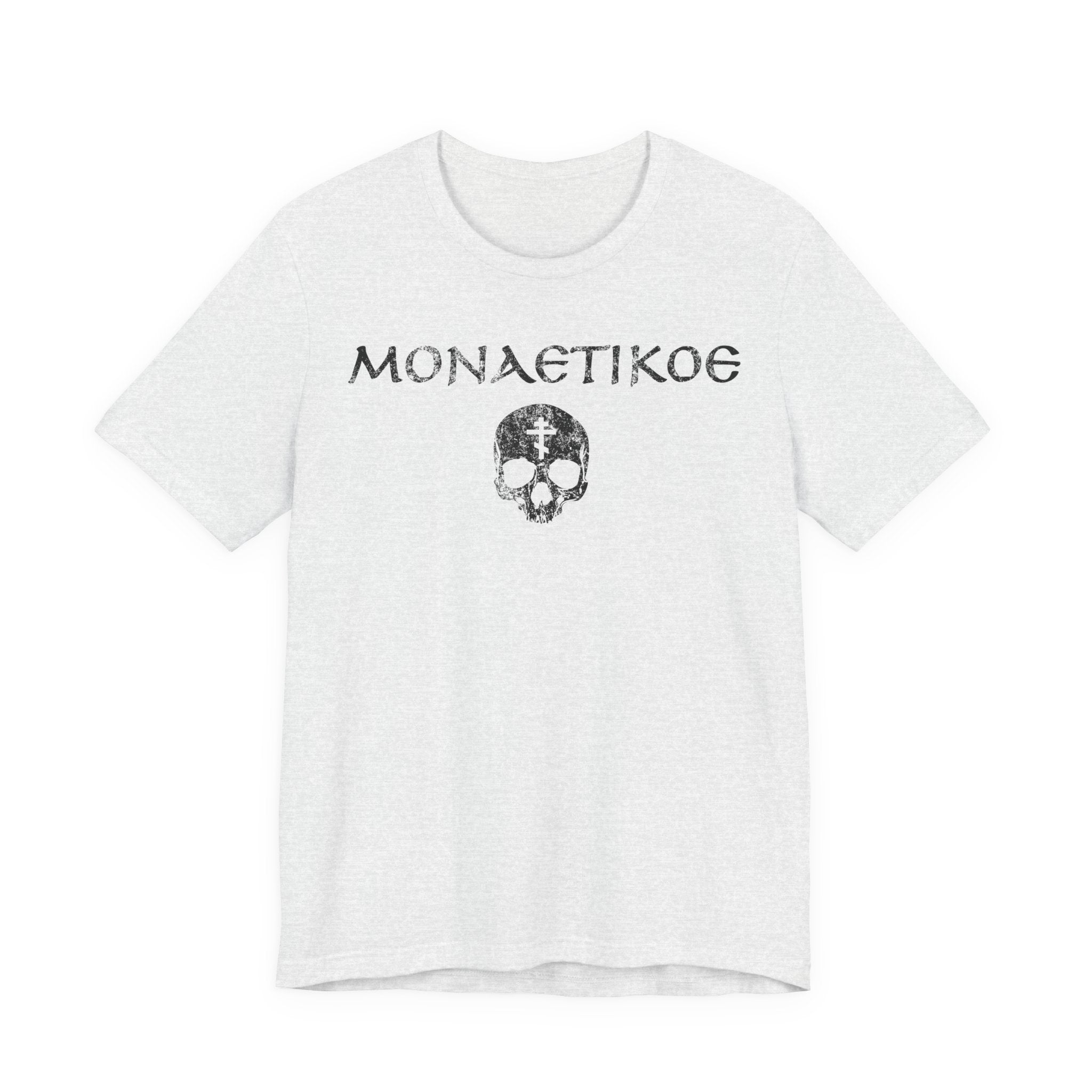 MONASTIKOS Greek Orthodox T-shirt – ΜΟΝΑΣΤΙΚΟΣ Death to the World Shirt
